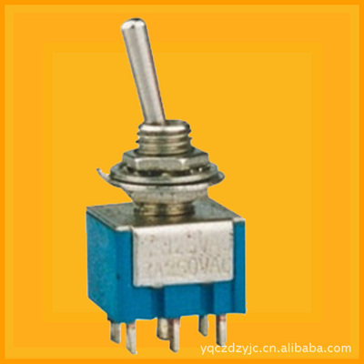 【供應(yīng)中小型優(yōu)質(zhì)鈕子開關(guān)/撥動(dòng)開關(guān)/六腳搖頭開關(guān)/搖臂開關(guān)】價(jià)格,廠家,圖片,電工開關(guān),樂清市創(chuàng)展電子-